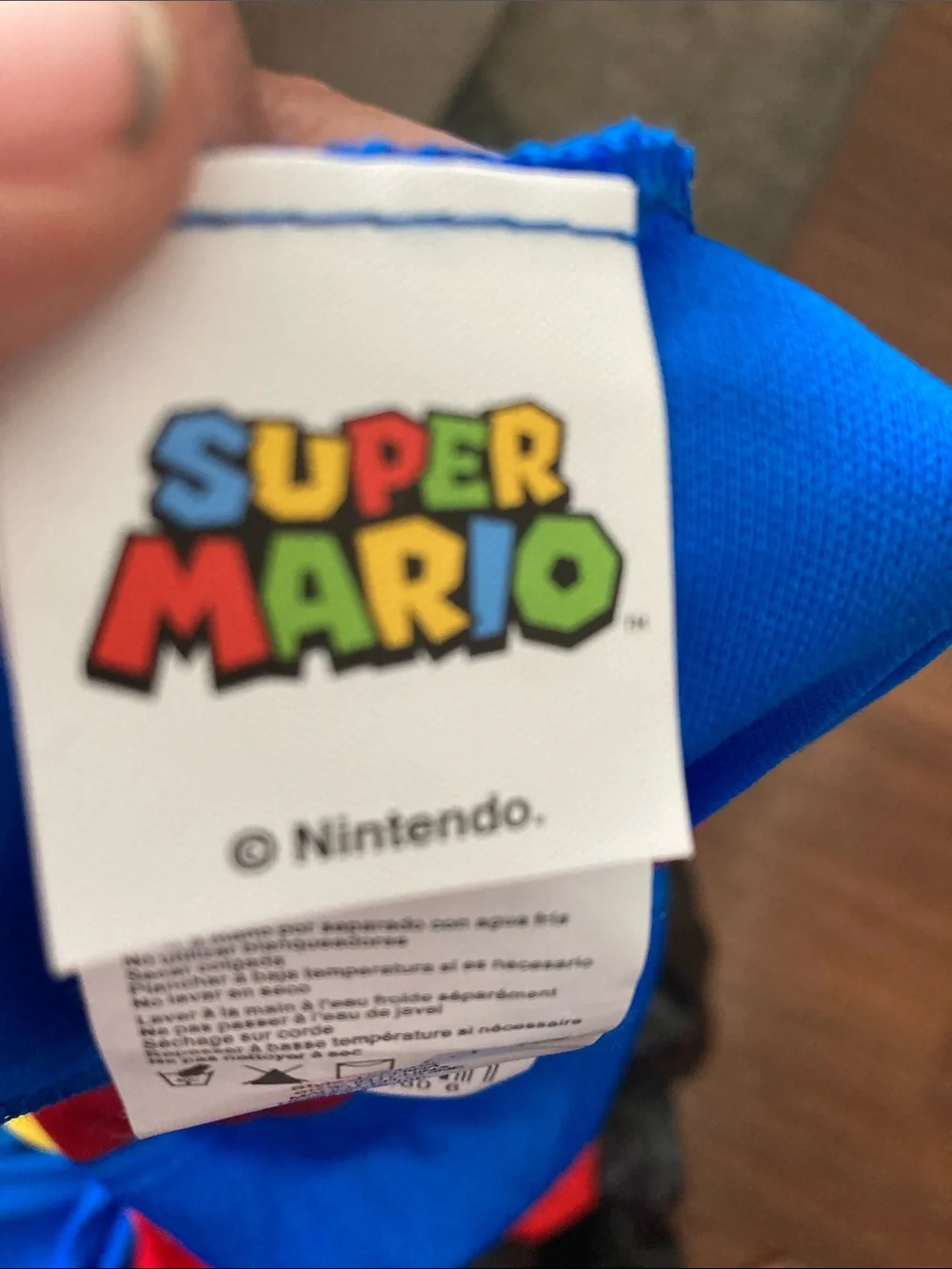 Nintendo Super Mario Costume Sz S 4-6